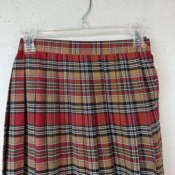 EUC Liz Baker Essentials Women’s Plaid Skirt - Picture 2 of 5